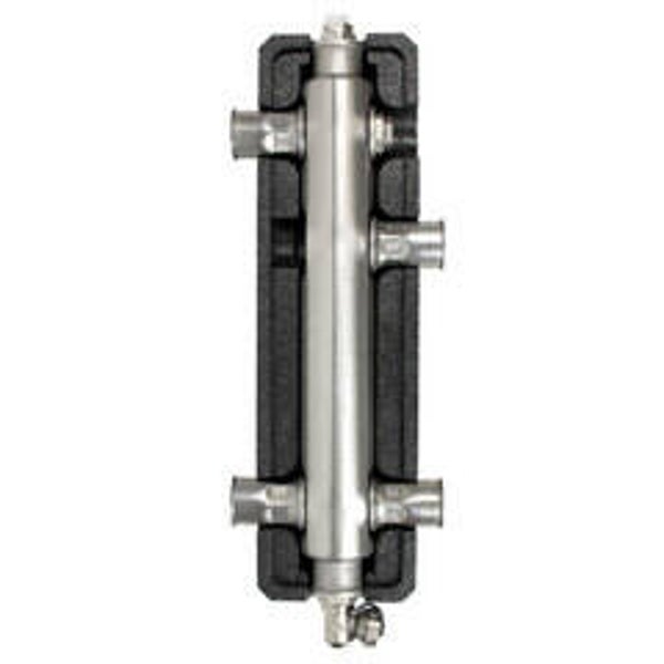 Hydraulische Weiche 60/4VA Edelstahl, 1"IG, mit Isolierung | SHK-KONTOR