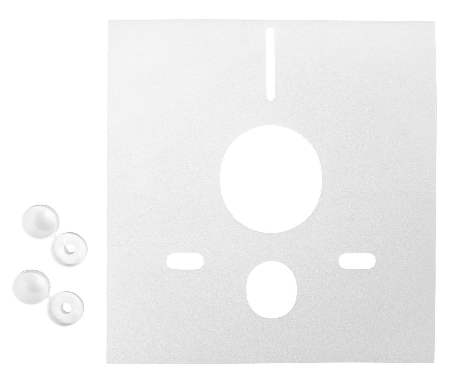 Montageset f. Wand-WC/WD-Bidet m.geringem Schallschutz TRINNITY