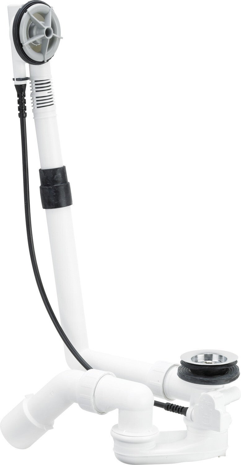 Ab-/Überlaufgarnitur TRINNITY 725mm Länge,m.GV,Badewanne Mittelanschl.