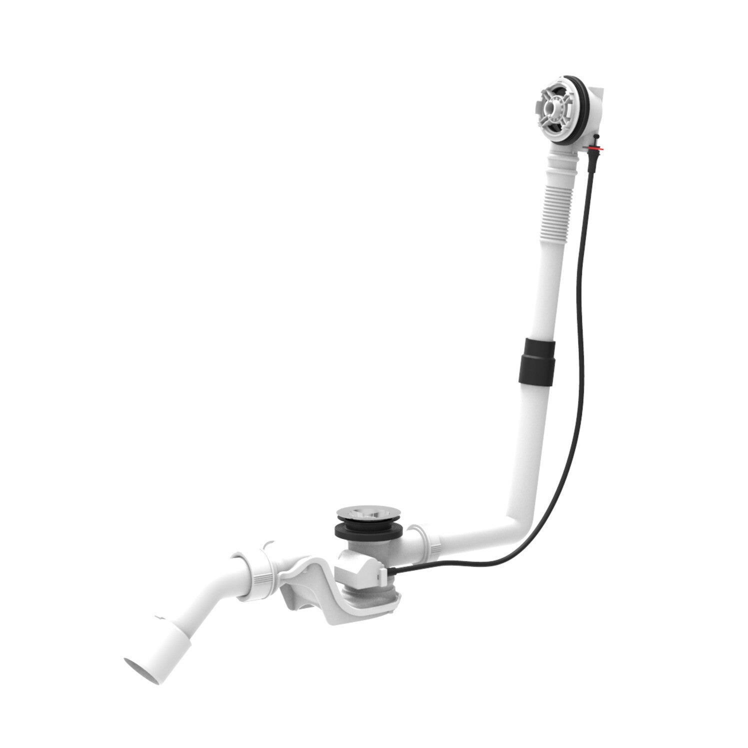 Ab-u.Überlaufgarnitur Funktionseinheit f.Normalwannen VIGOUR