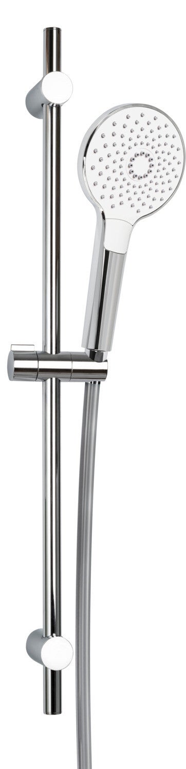 Brausegarnitur V2 m.Stange 60cm Schlauch u.HB 3-str. rund verchr.VIGOUR