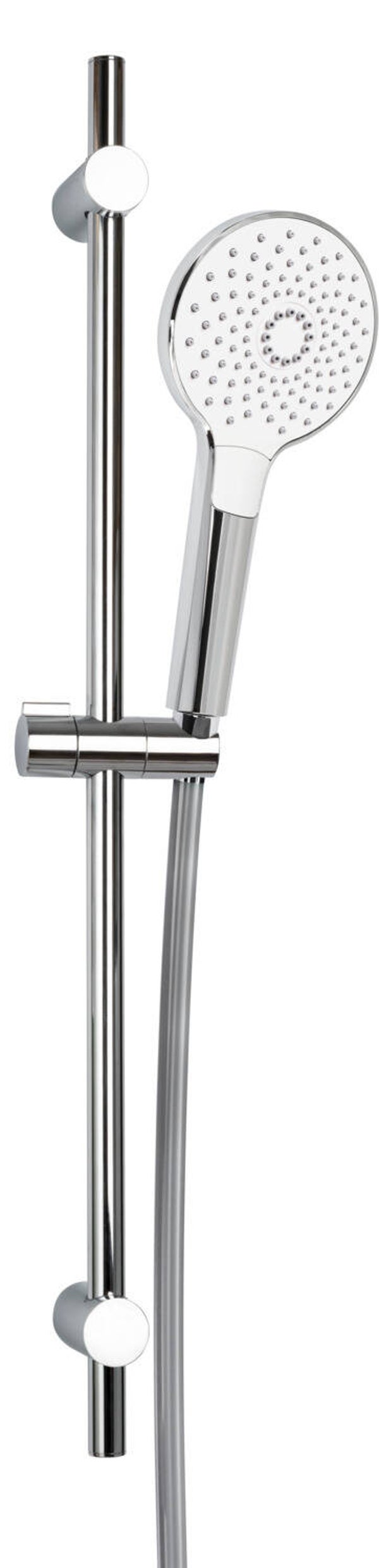 ausegarnitur V2 m.Stange 60cm Schlauch u.HB 3-str. rund verchr.VIGOUR