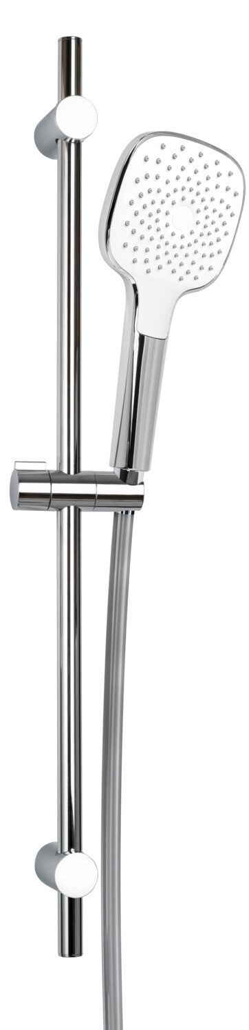 Brausegarnitur V2 m.Stange 60cm Schl. u.HB 1-str. softedge verchr.VIGOUR