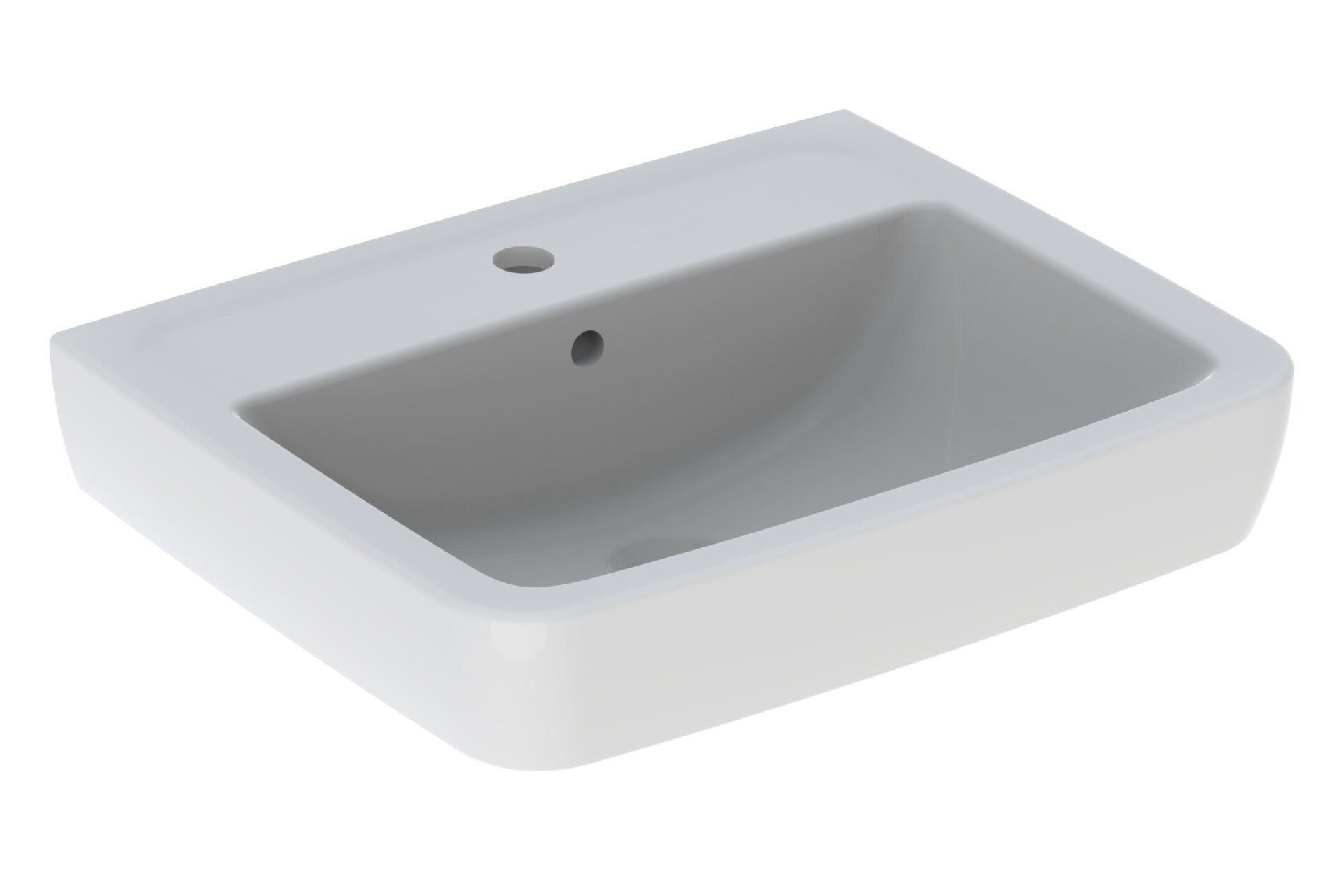 clivia V2 eckig WT-Set 55 cm m. Einhand-WT- Batterie,Befestigung u.Eckve