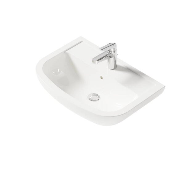 Waschtisch one V1 55 x 39cm weiß VIGOUR