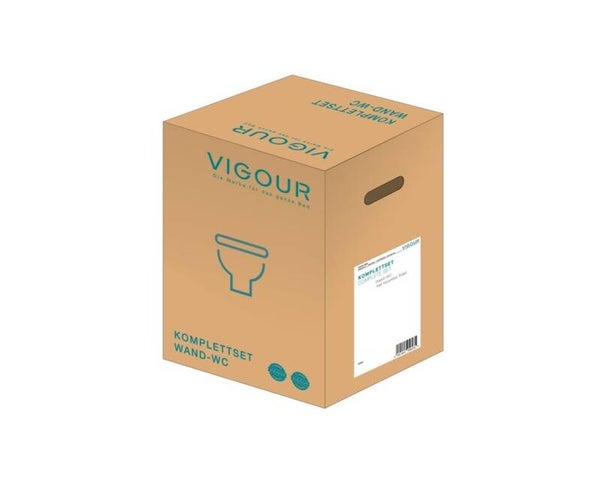 clivia V2 Set m. clivia WWC mit clivia WC- Sitz Edelstahlscharnier VIGOUR