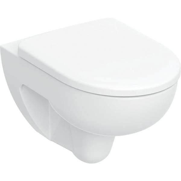 Renova Set Wand-WC mit WC-Sitz Absenkautom., Rimfree, Tiefspüler, weiß