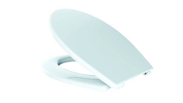 WC-Sitz V1 one m.Deckel, weiß Kunststoff-Scharniere VIGOUR