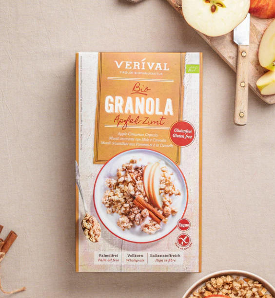 Bio Apfel-Zimt Granola 325g