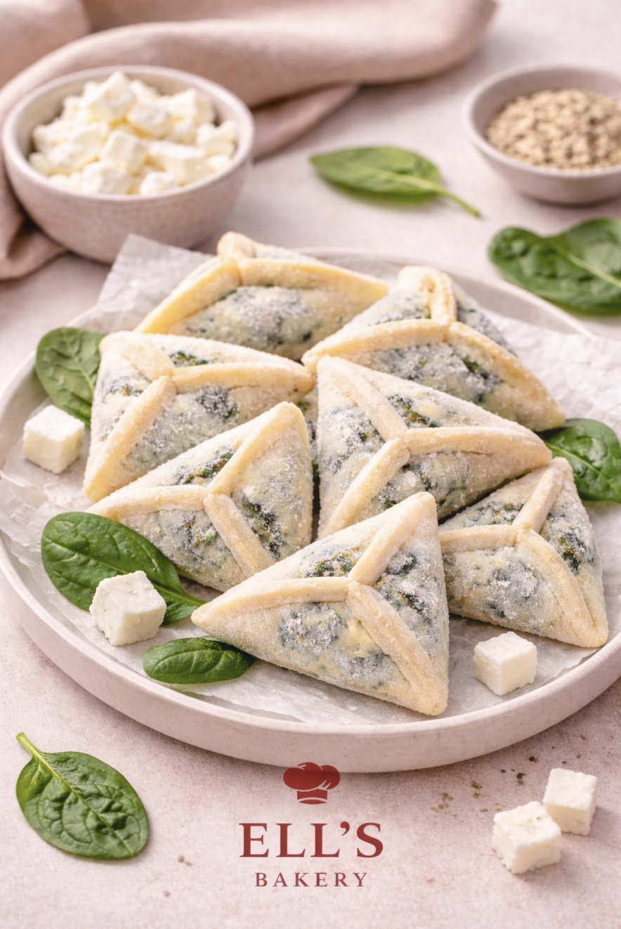 فطاير سبانخ  Spinach fatayer
