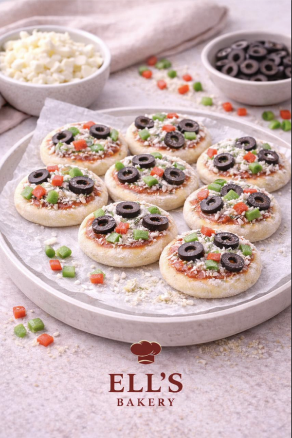 بيتزا خضار ميني pizza vegetable mini