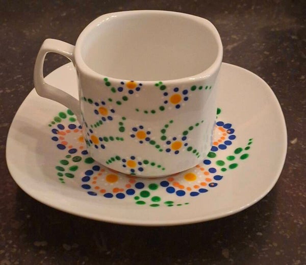 Gestipt servies