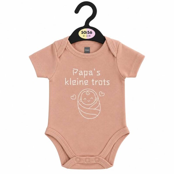 Romper roze maat 50/56