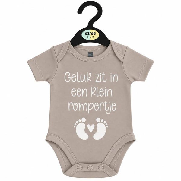 Romper lichtgrijs maat 62/68
