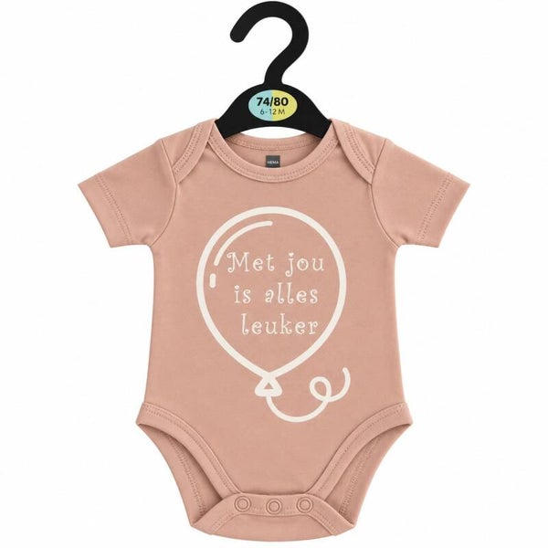 Romper roze maat 74/80