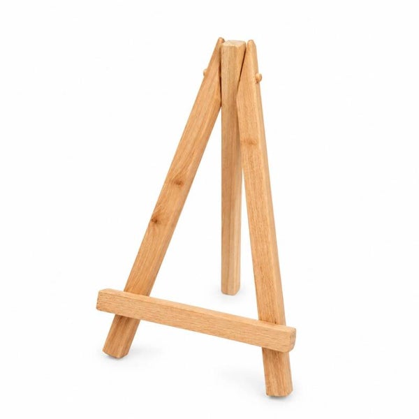 Houten standaard voor tegel