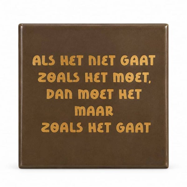 Homemade: Tegel 10 x 10 cm
