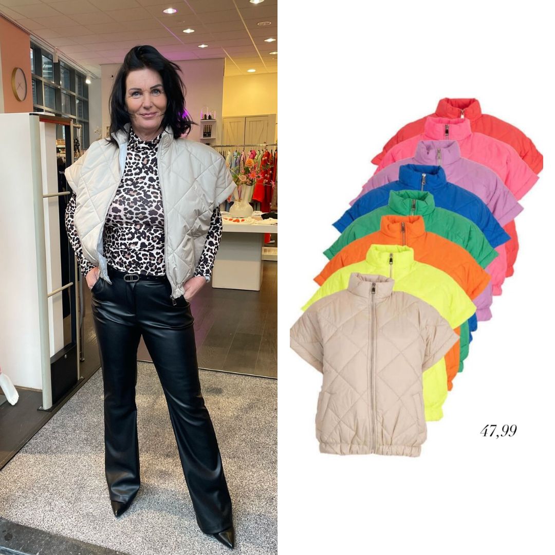 Body warmer Azzurro Oranje