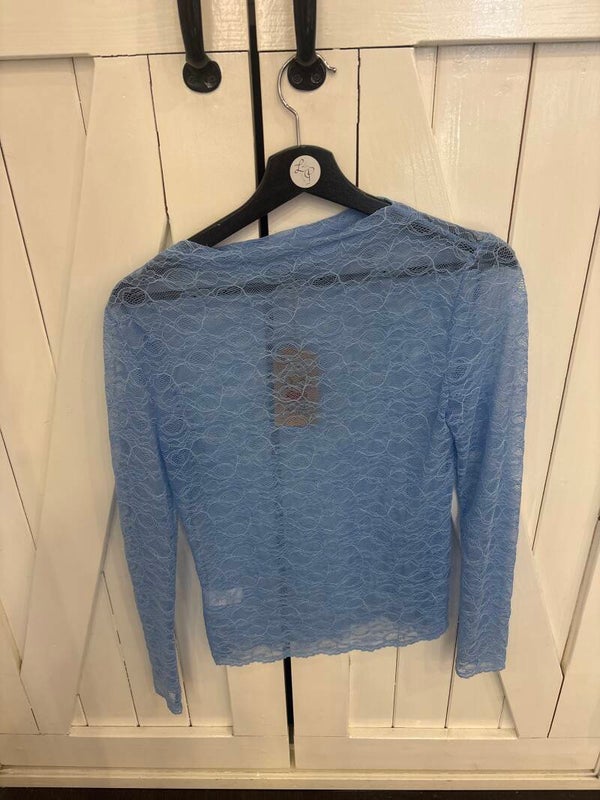 Kante mesh top lichtblauw