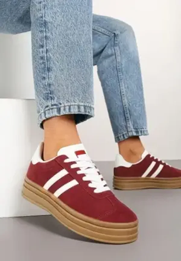 Sneakers Bordeaux Rood