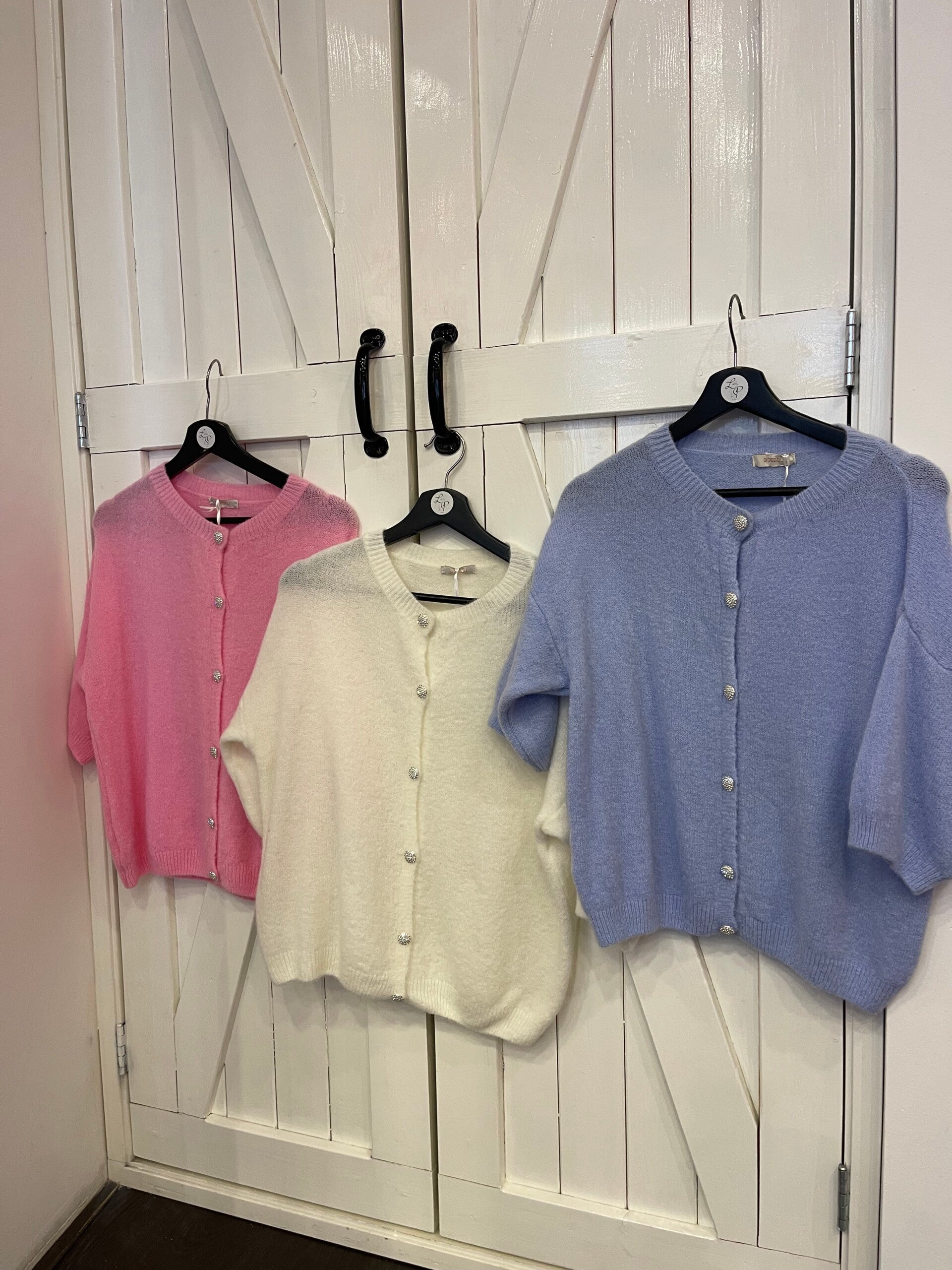 Vest Doortje met Glitter Knoopjes