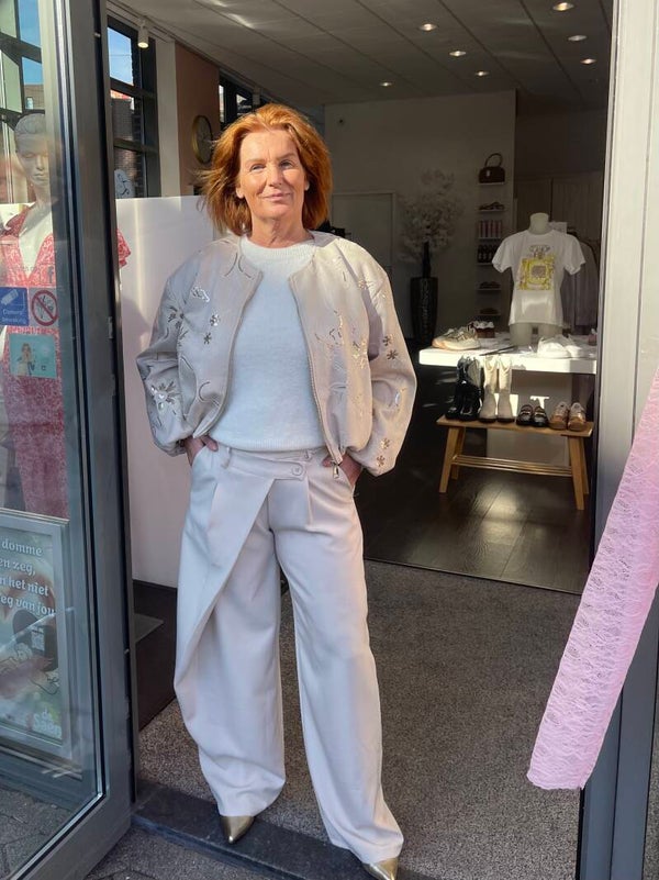 Bomber Jas Olivia Beige