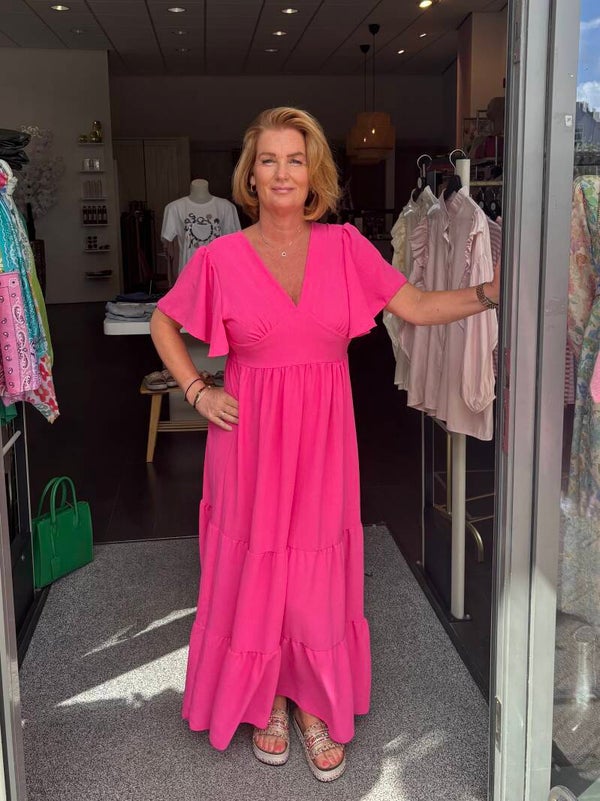 Maxi Dress Evia Fuchsia