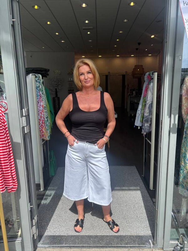 Capri Jeans Wit