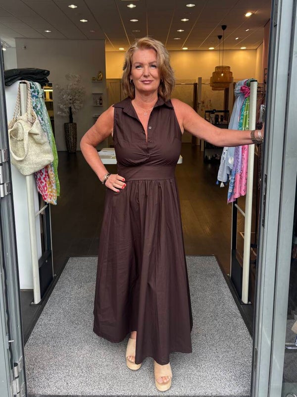Jurk Irene Bruin