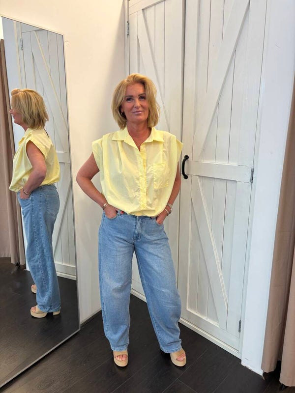 Blouse Puck Geel