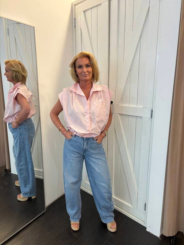 Blouse Puck Roze