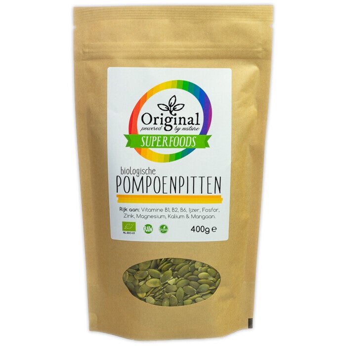 Pumpkin Seeds, Organic 400 Grams