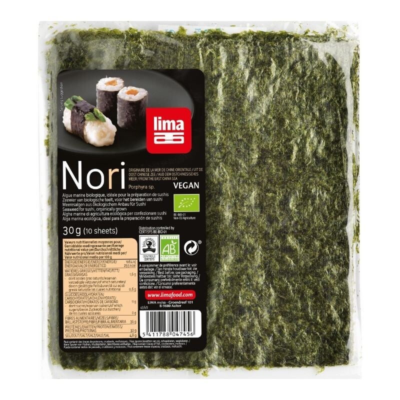Nori (sheets) - Lima, Organic 30 Grams
