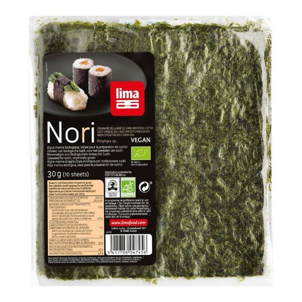 Nori (sheets) - Lima, Organic 30 Grams