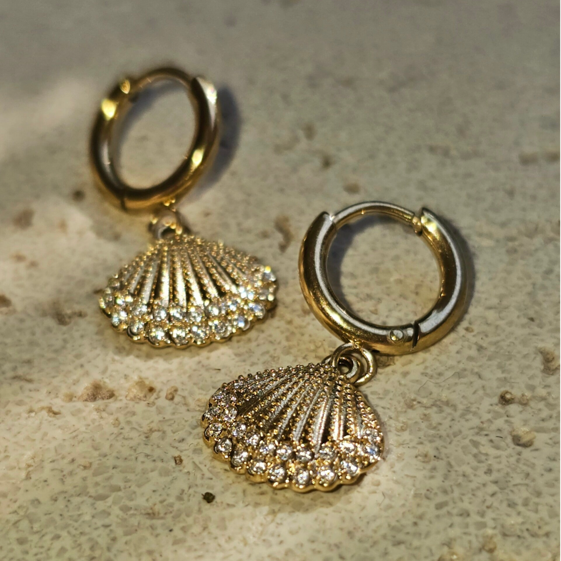 Sparkling Shells Ohrringe