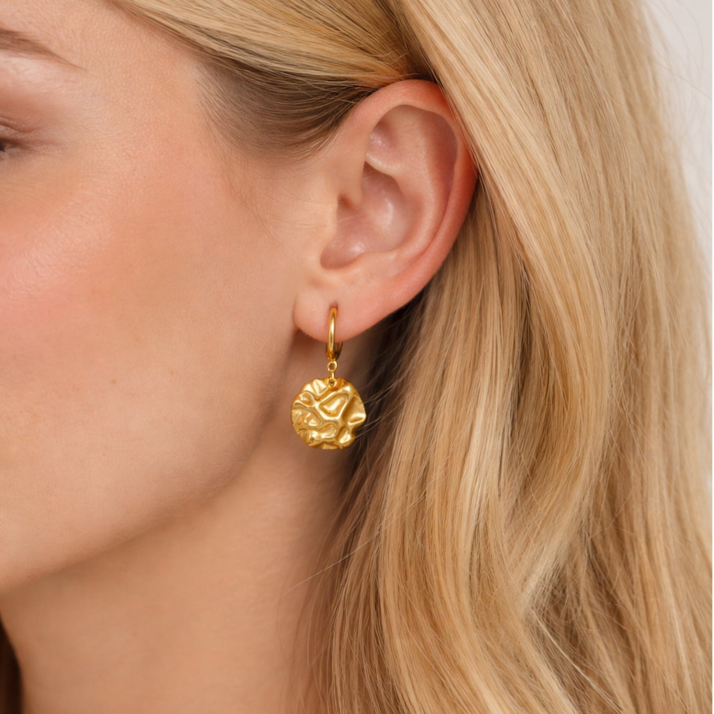 Wave Texture Ohrringe