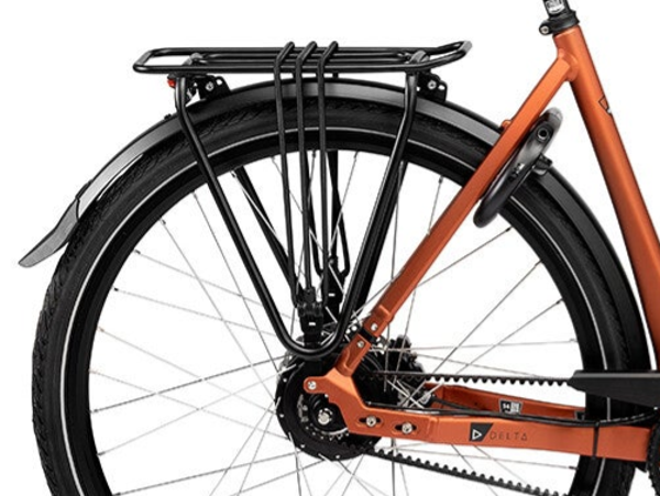 Spatbord achter zwart mat RIH e-bike intube