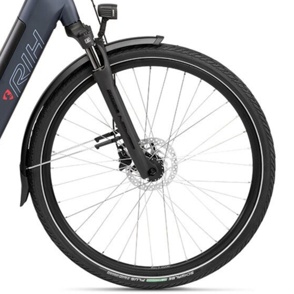 Voorspatbord met stang zwart mat RIH Sigma, Delta, Movenda [2026-] en Spectra e-bike intube