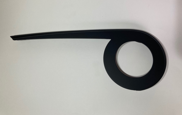 Kettingscherm Z-800 (2017-2020) zwart mat