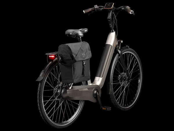 RIH Rear Rider enkele fietstas zwart met kleur-accent