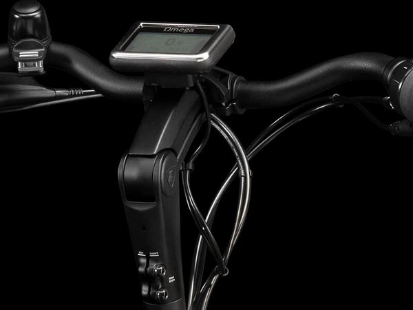 Dop voor in zijkant stuurpen (zwart met paard logo)