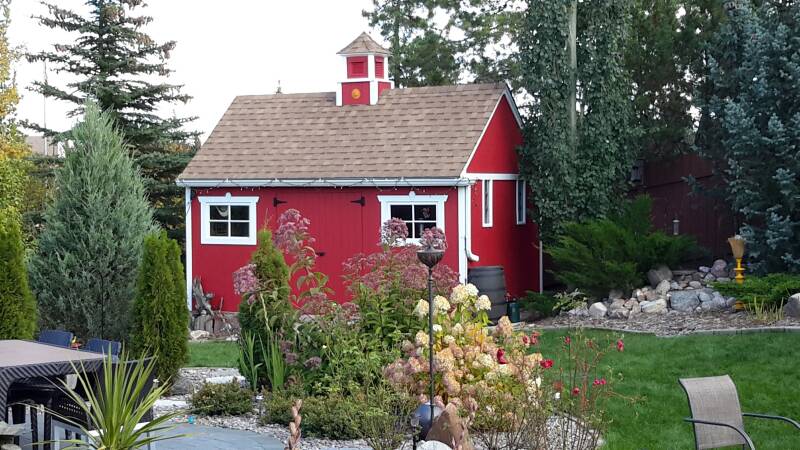Shed I built. South Side House.