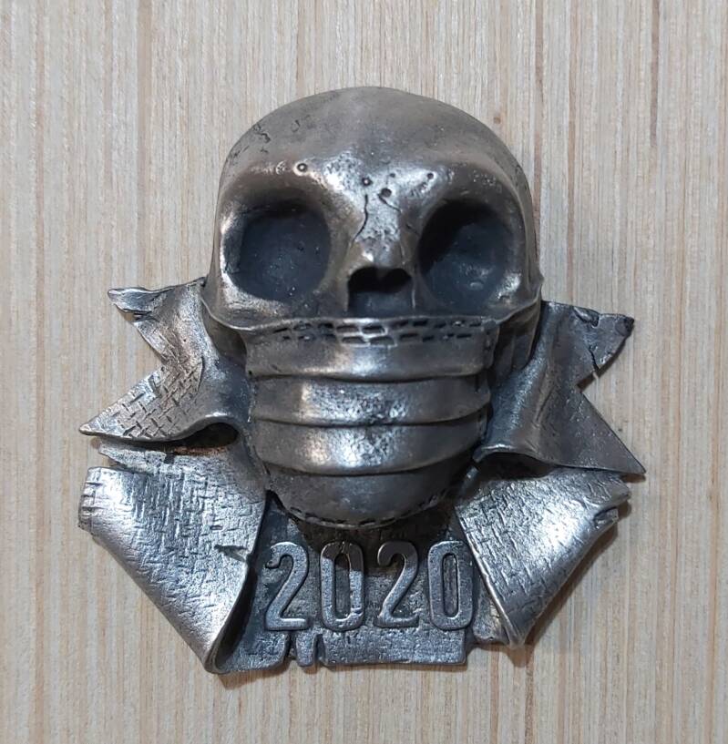 High temp rubber mold. Pewter and/or lead alloy