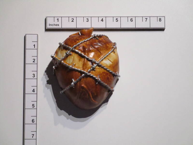 Rubber mold cast concrete, acid etch stain