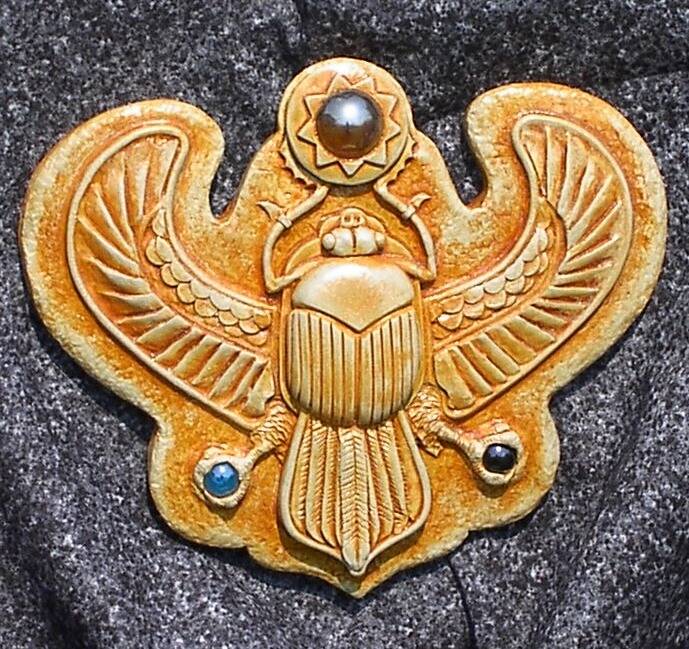 Rubber mold cast concrete, acid etch stain