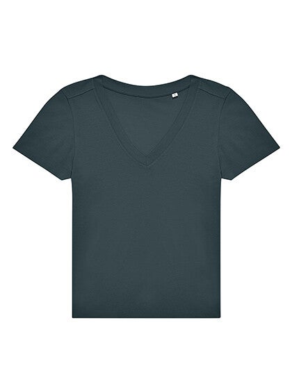 Dames T-shirt met V-hals