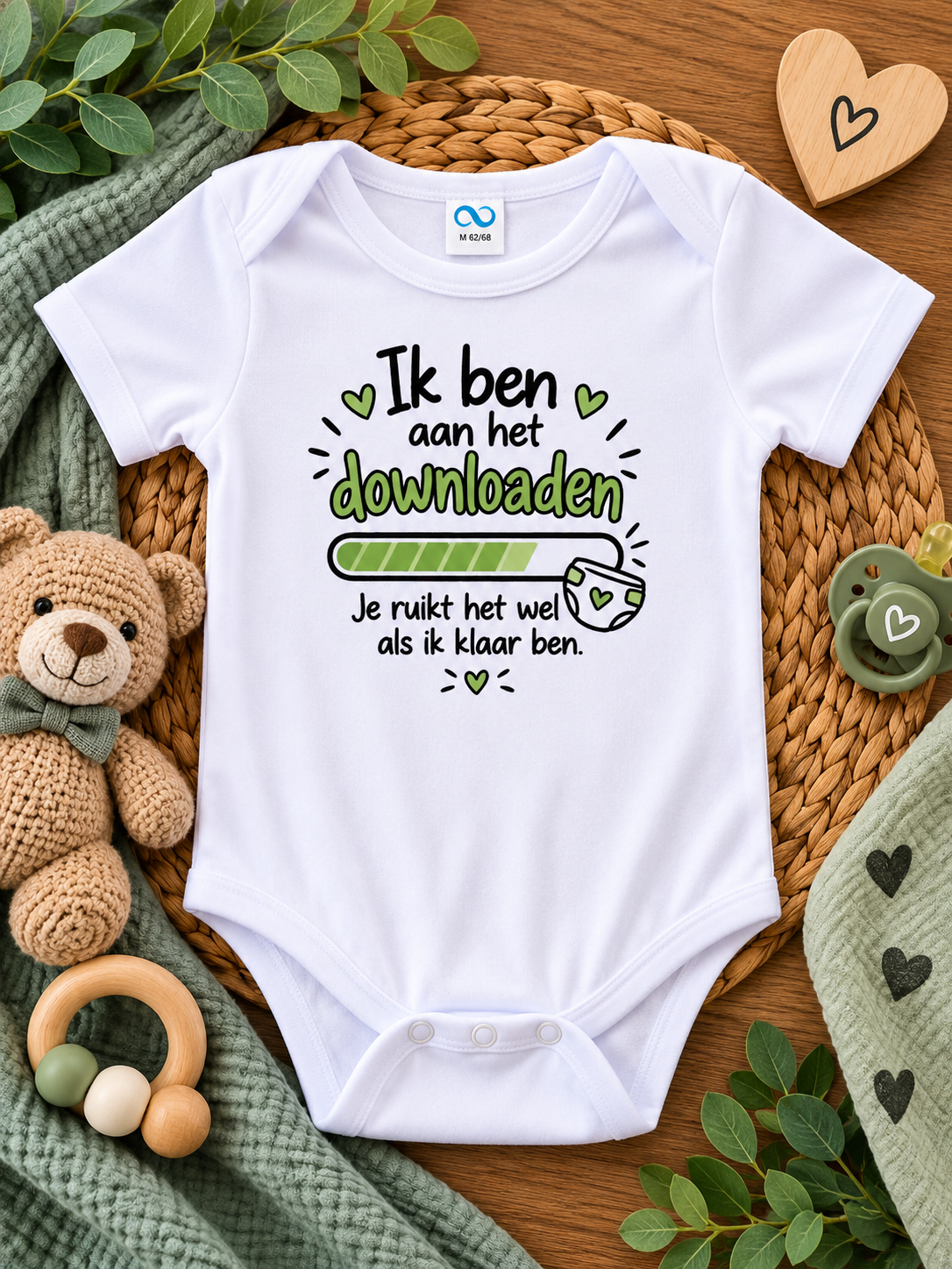 Romper 'Ik ben aan het downloaden....'