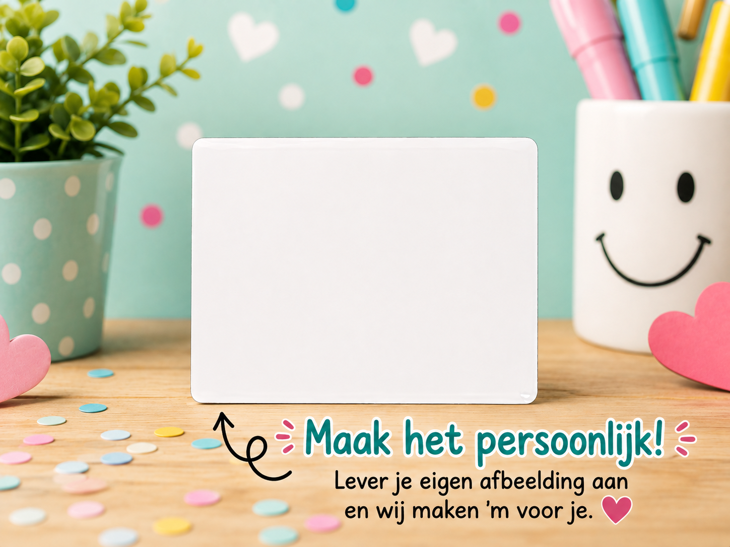 Magneet met eigen afbeelding of tekst