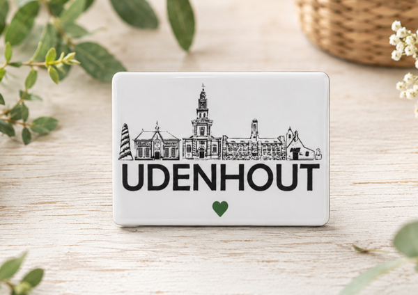 Magneet Udenhout Zwart-Wit (K111)