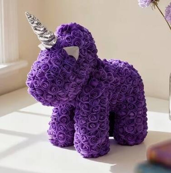 Licorne en rose décoratif 🌸